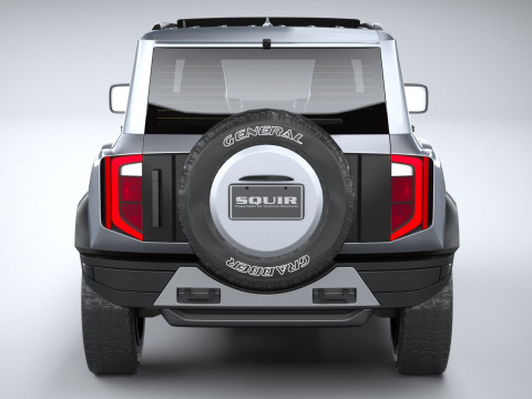 Generic Offroad EV v1 2022 LowPoly 3D Model