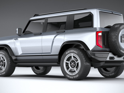 Generic Offroad EV v1 2022 LowPoly 3D Model