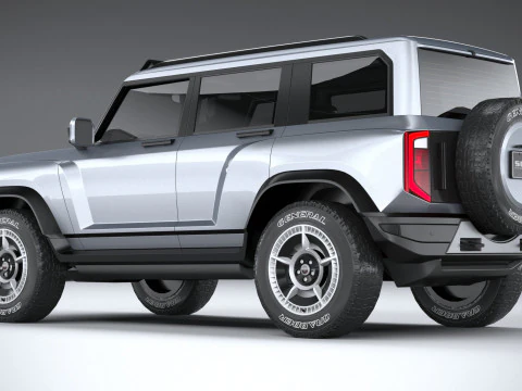Generic Offroad EV v1 2022 LowPoly 3D Model
