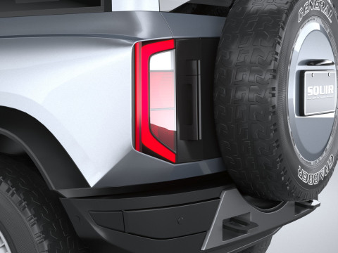 Generic Offroad EV v1 2022 LowPoly 3D Model