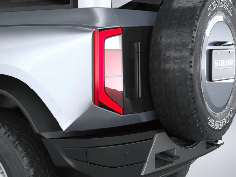 Generic Offroad EV v1 2022 LowPoly 3D Model