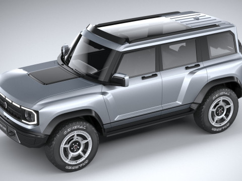 Generic Offroad EV v1 2022 LowPoly 3D Model