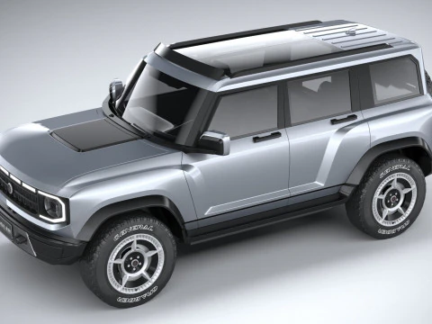Generic Offroad EV v1 2022 LowPoly 3D Model