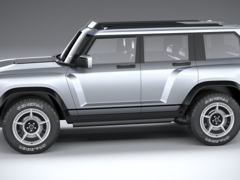 Generic Offroad EV v1 2022 LowPoly 3D Model