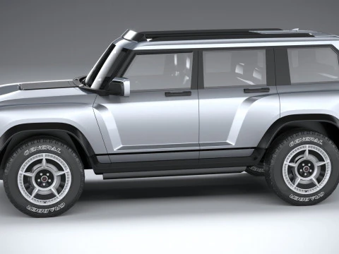 Generic Offroad EV v1 2022 LowPoly 3D Model