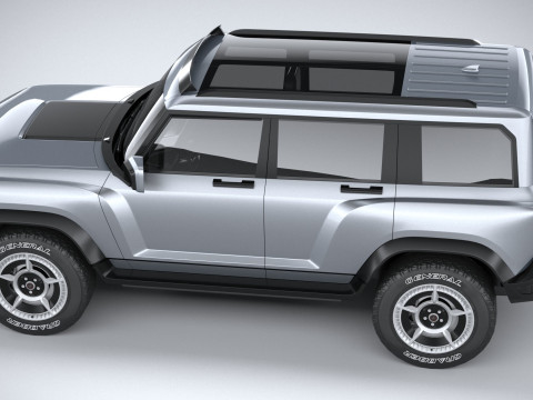 Generic Offroad EV v1 2022 LowPoly 3D Model