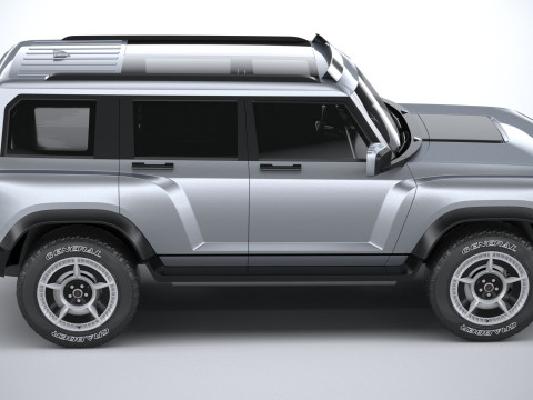Generic Offroad EV v1 2022 LowPoly 3D Model