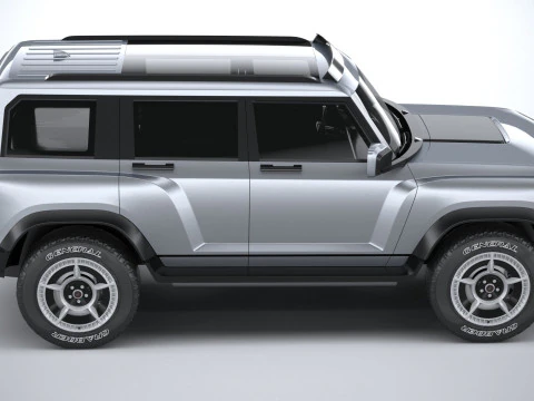 Generic Offroad EV v1 2022 LowPoly 3D Model