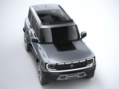 Generic Offroad EV v1 2022 LowPoly 3D Model