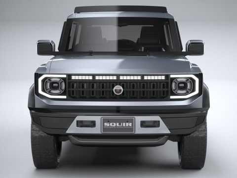 Generic Offroad EV v1 2022 LowPoly 3D Model