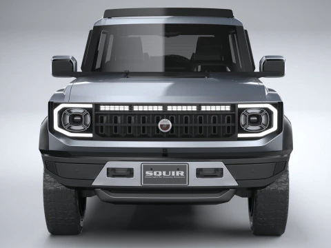 Generic Offroad EV v1 2022 LowPoly 3D Model
