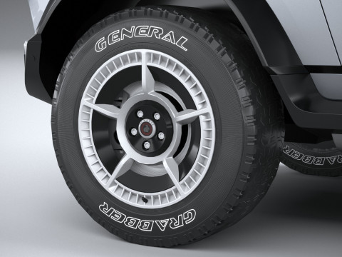 Generic Offroad EV v1 2022 LowPoly 3D Model
