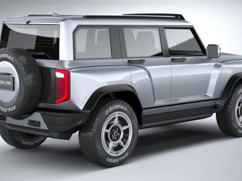 Generic Offroad EV v1 2022 LowPoly 3D Model