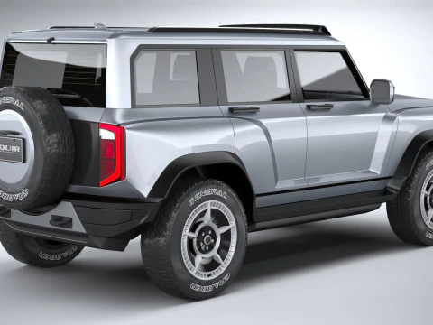 Generic Offroad EV v1 2022 LowPoly 3D Model