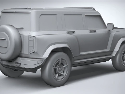 Generic Offroad EV v1 2022 LowPoly 3D Model