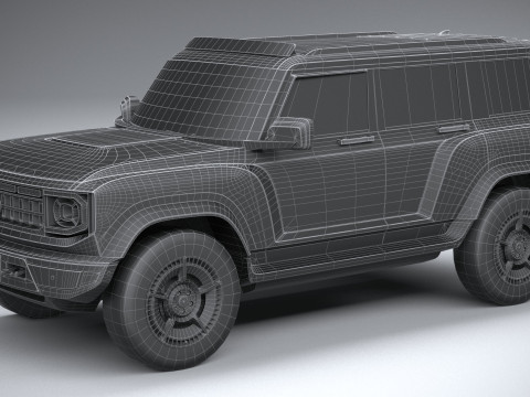 Generic Offroad EV v1 2022 LowPoly 3D Model