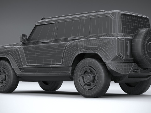 Generic Offroad EV v1 2022 LowPoly 3D Model