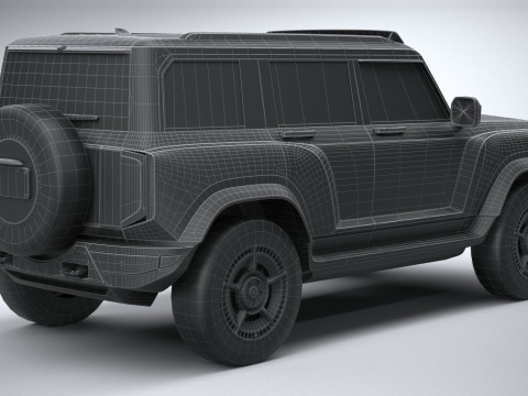 Generic Offroad EV v1 2022 LowPoly 3D Model