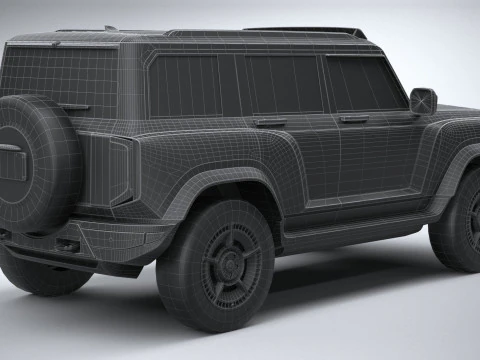 Generic Offroad EV v1 2022 LowPoly 3D Model