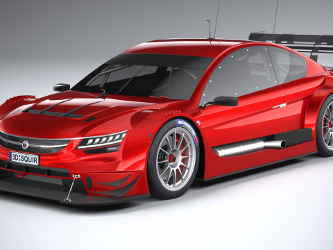 Generic Race Car DTM 2022 3D Model
