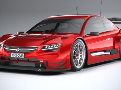 Generic Race Car DTM 2022 3D Model
