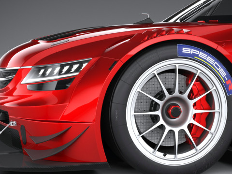 Generic Race Car DTM 2022 3D Model