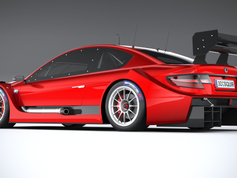 Generic Race Car DTM 2022 3D Model