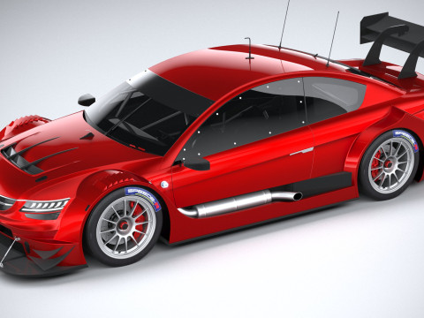 Generic Race Car DTM 2022 3D Model