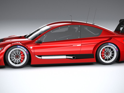 Generic Race Car DTM 2022 3D Model