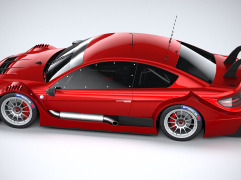 Generic Race Car DTM 2022 3D Model