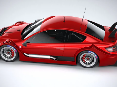 Generic Race Car DTM 2022 3D Model