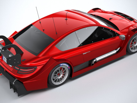 Generic Race Car DTM 2022 3D Model