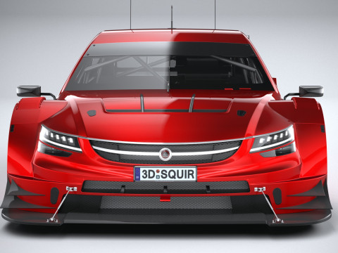 Generic Race Car DTM 2022 3D Model