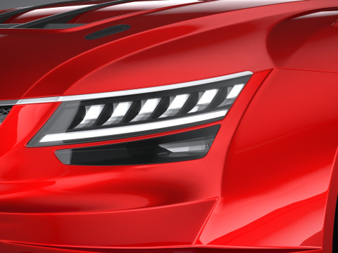 Generic Race Car DTM 2022 3D Model