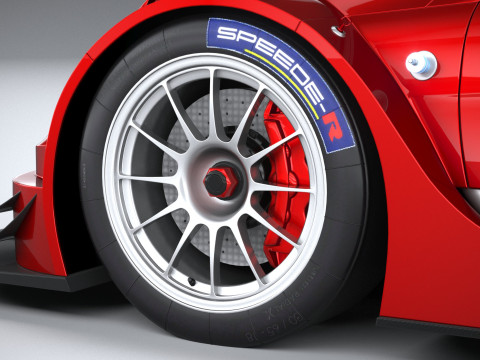 Generic Race Car DTM 2022 3D Model