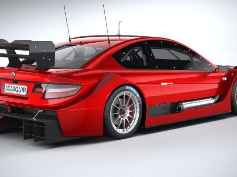 Generic Race Car DTM 2022 3D Model