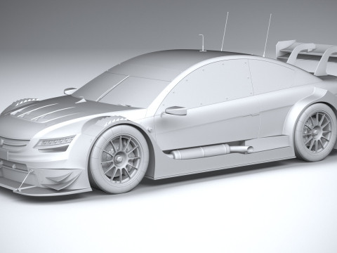 Generic Race Car DTM 2022 3D Model