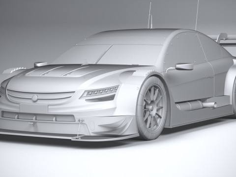 Generic Race Car DTM 2022 3D Model