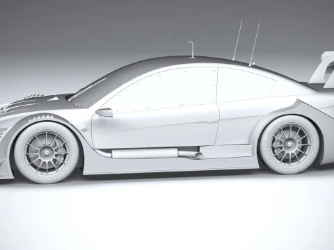 Generic Race Car DTM 2022 3D Model