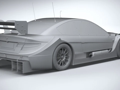 Generic Race Car DTM 2022 3D Model