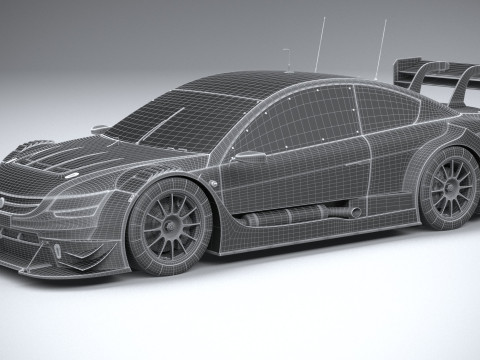 Generic Race Car DTM 2022 3D Model