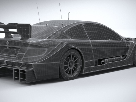 Generic Race Car DTM 2022 3D Model