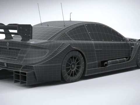 Generic Race Car DTM 2022 3D Model