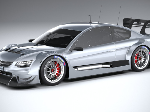 Generic Race Car DTM 2022 LowPoly 3D Model