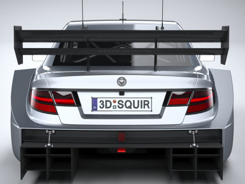 Generic Race Car DTM 2022 LowPoly 3D Model