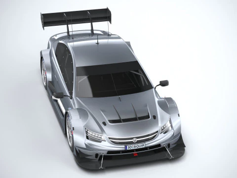 Generic Race Car DTM 2022 LowPoly 3D Model