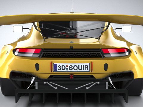 Generic Race Car GT3 2022 3D Model