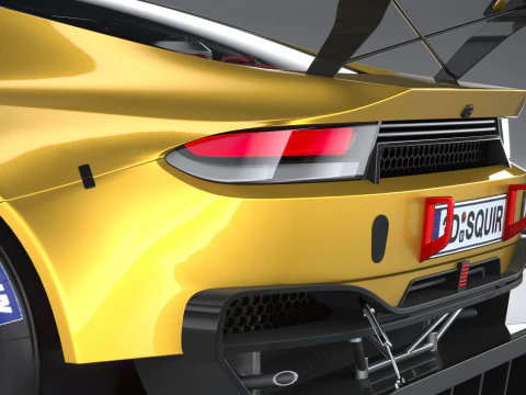 Generic Race Car GT3 2022 3D Model