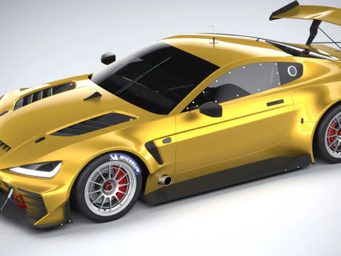 Generic Race Car GT3 2022 3D Model