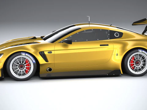 Generic Race Car GT3 2022 3D Model